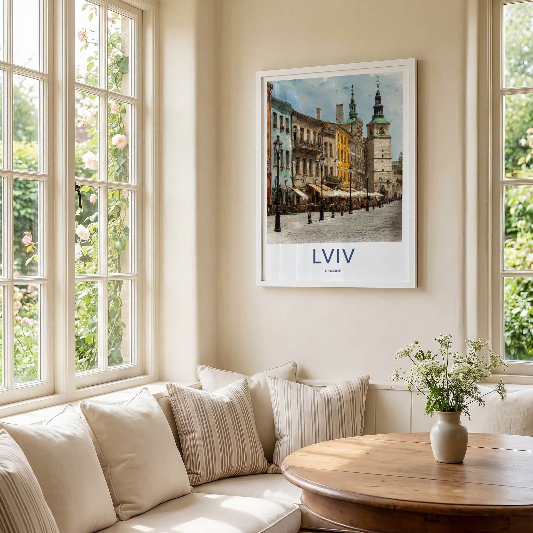 Lviv Poster - Ukraine Wall Art