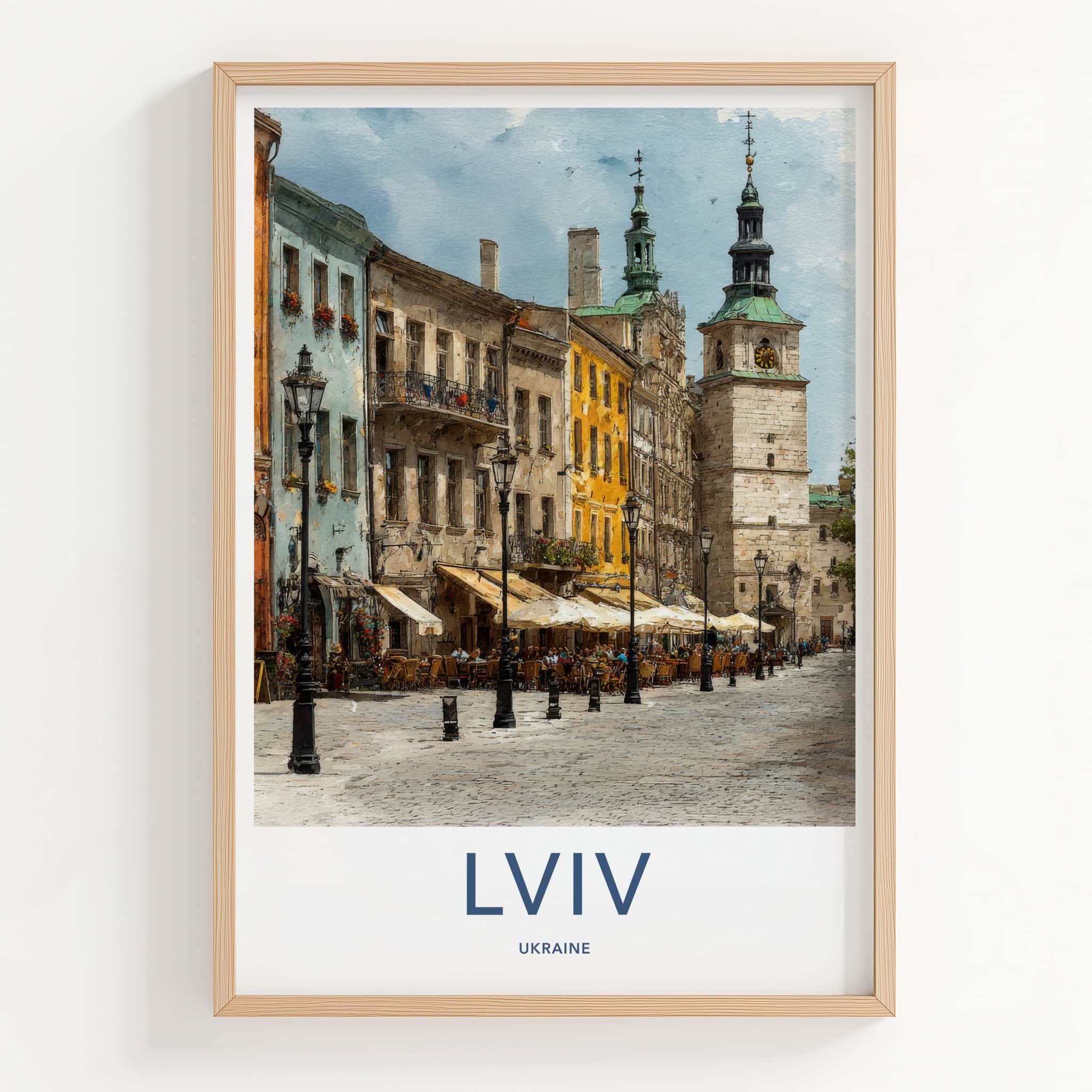 Lviv Poster - Ukraine Wall Art
