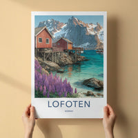 Lofoten Poster - Norway Framed Art