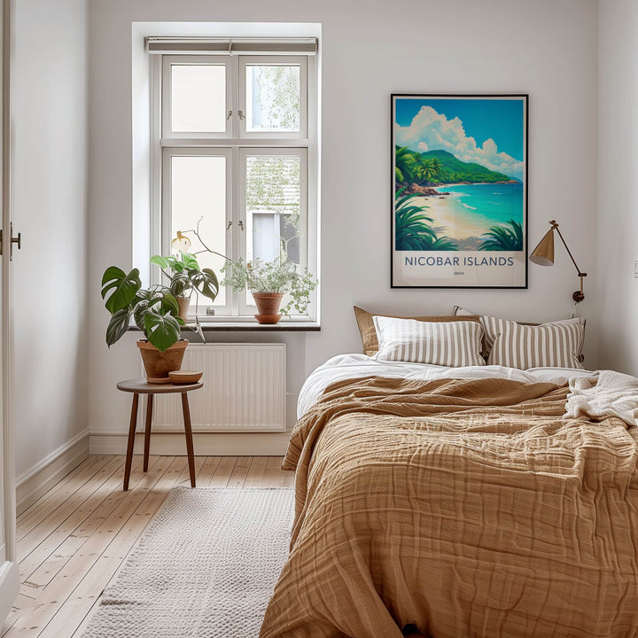 Nicobar Islands Poster - India Wall Art - Nicobar Islands Tropical Home Decor