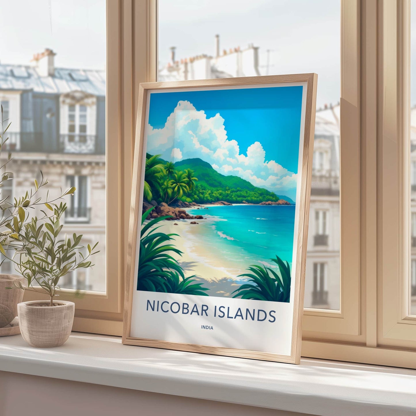 Nicobar Islands Poster - India Wall Art - Nicobar Islands Tropical Home Decor