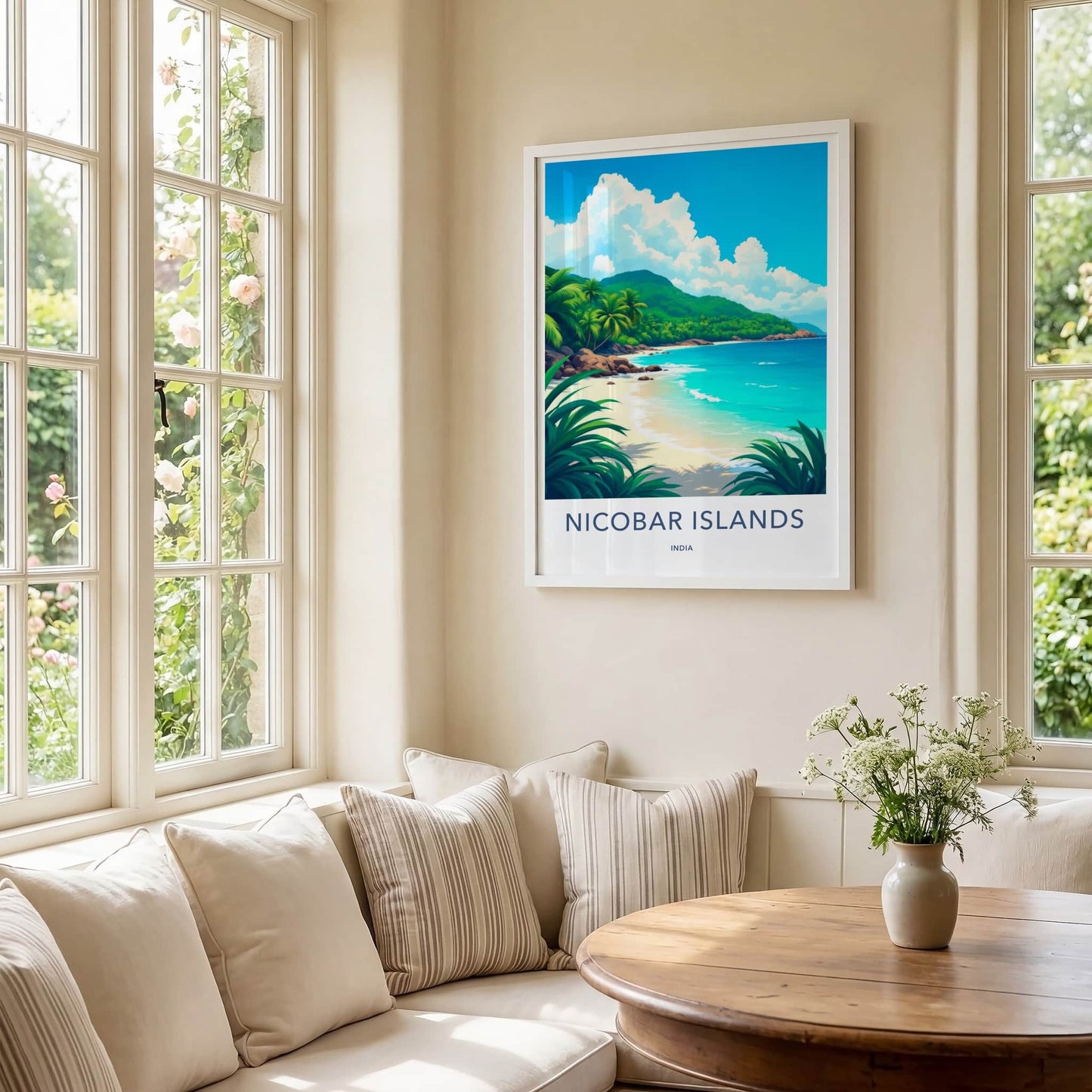 Nicobar Islands Poster - India Wall Art - Nicobar Islands Tropical Home Decor
