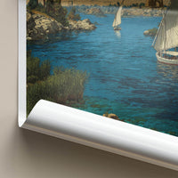 Nile River Poster - Egypt Travel Art - Ancient River Journey Home Decor