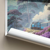 Nilgiris Poster - India Travel Art - Tamil Nadu Mountain Train Home Decor