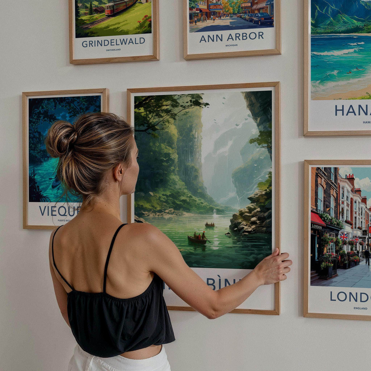 Ninh Binh Poster - Scenic Landscape Print