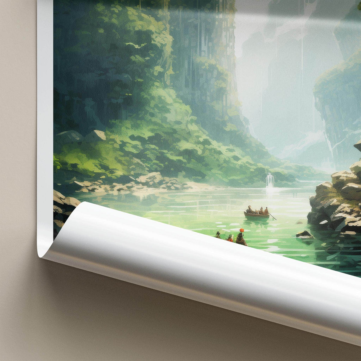 Ninh Binh Poster - Scenic Landscape Print