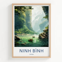 Ninh Binh Poster - Scenic Landscape Print