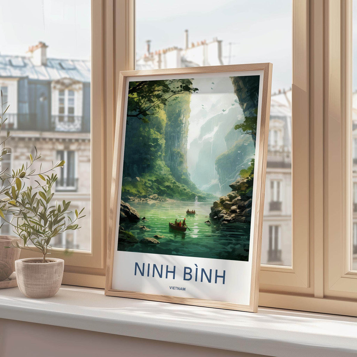Ninh Binh Poster - Scenic Landscape Print