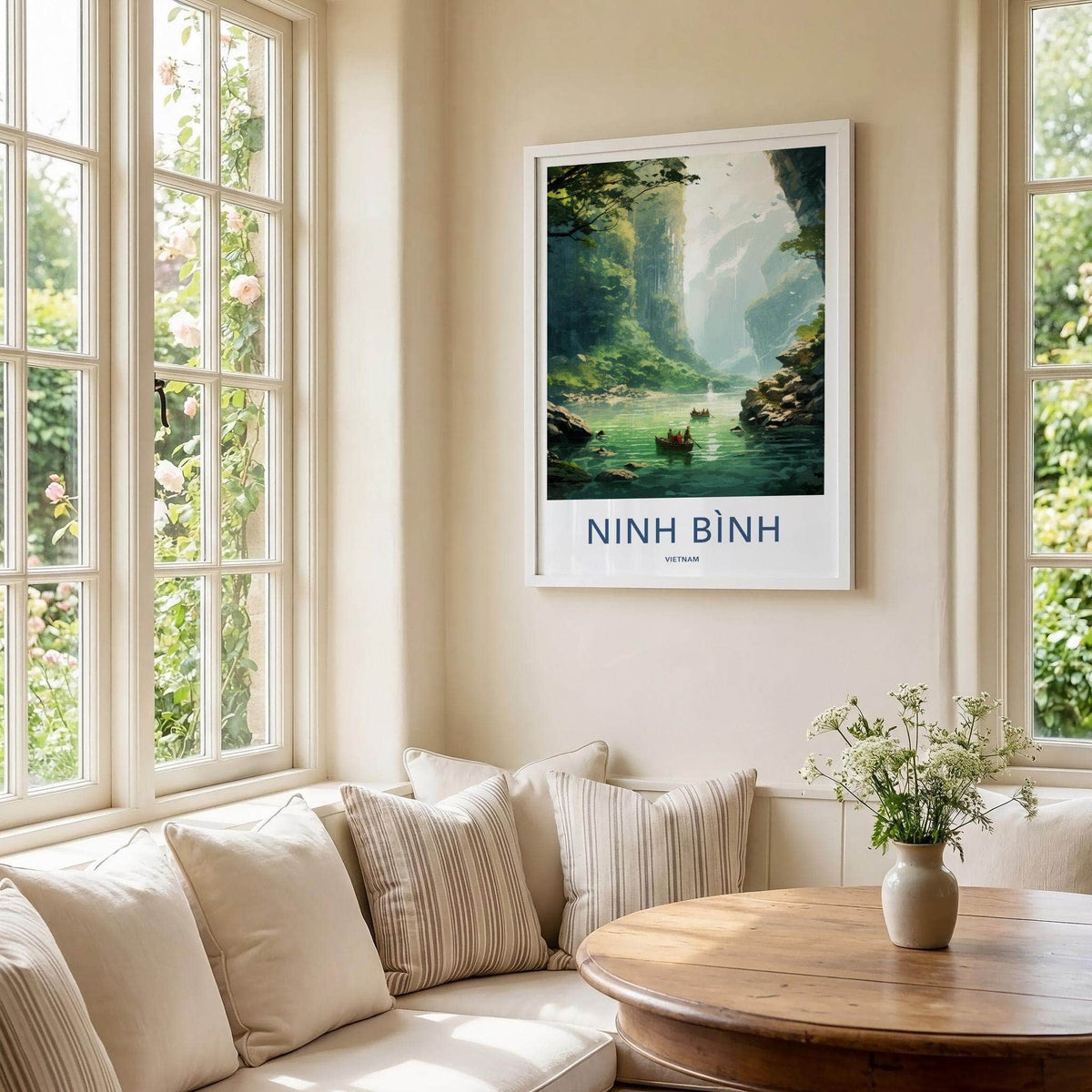 Ninh Binh Poster - Scenic Landscape Print