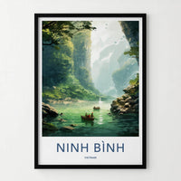 Ninh Binh Poster - Scenic Landscape Print