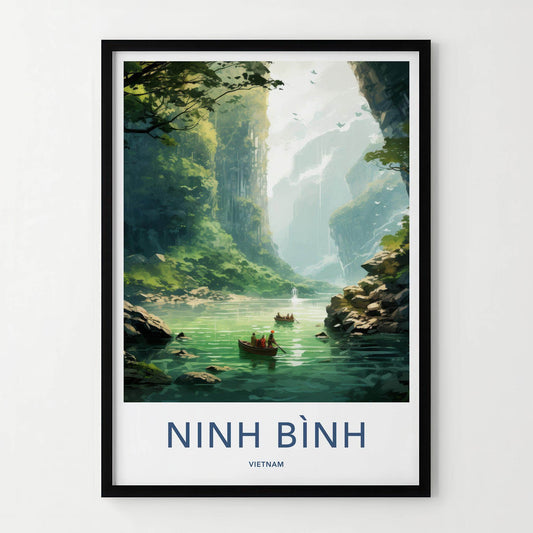 Ninh Binh Poster - Scenic Landscape Print