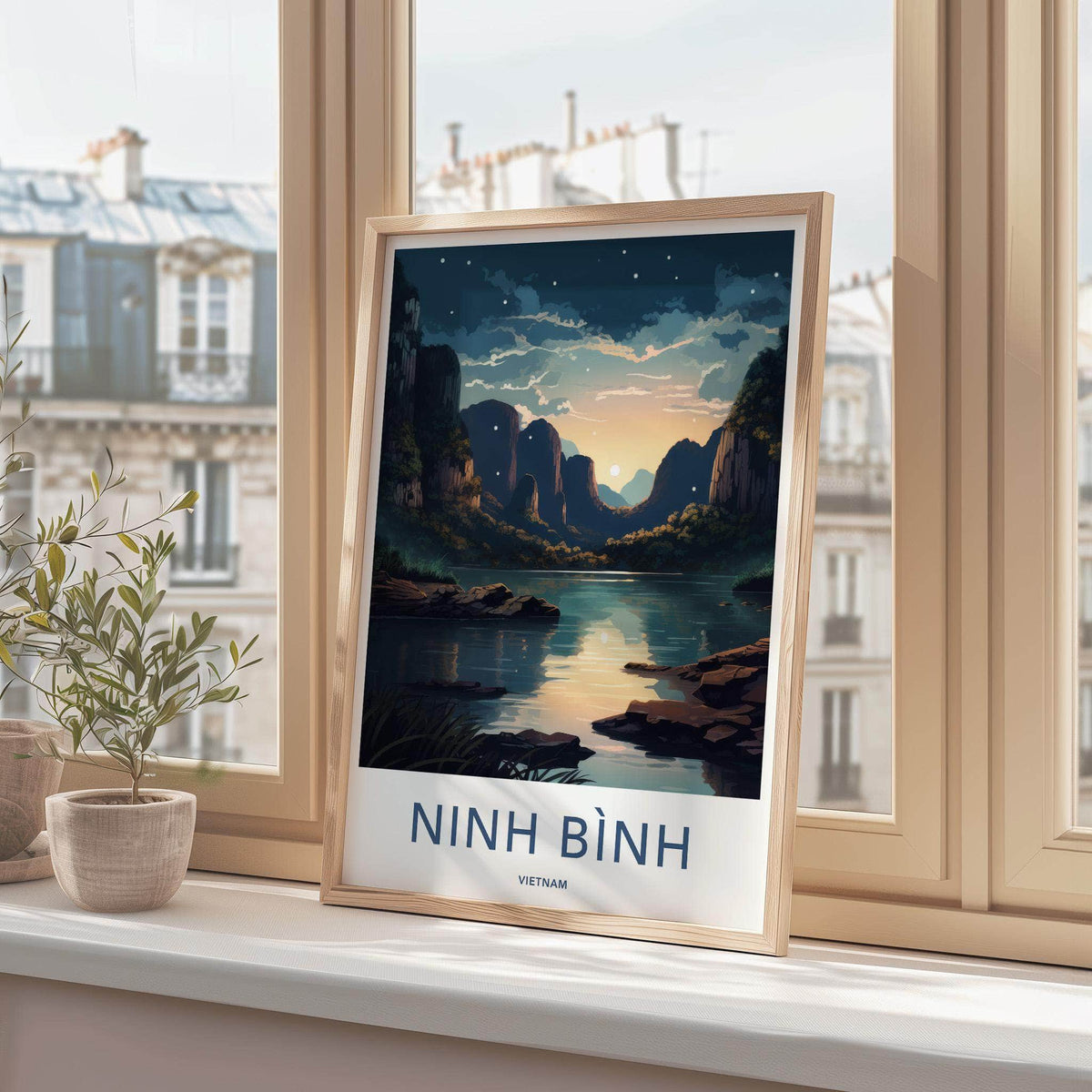 Ninh Binh Poster - Vietnam Wall Art