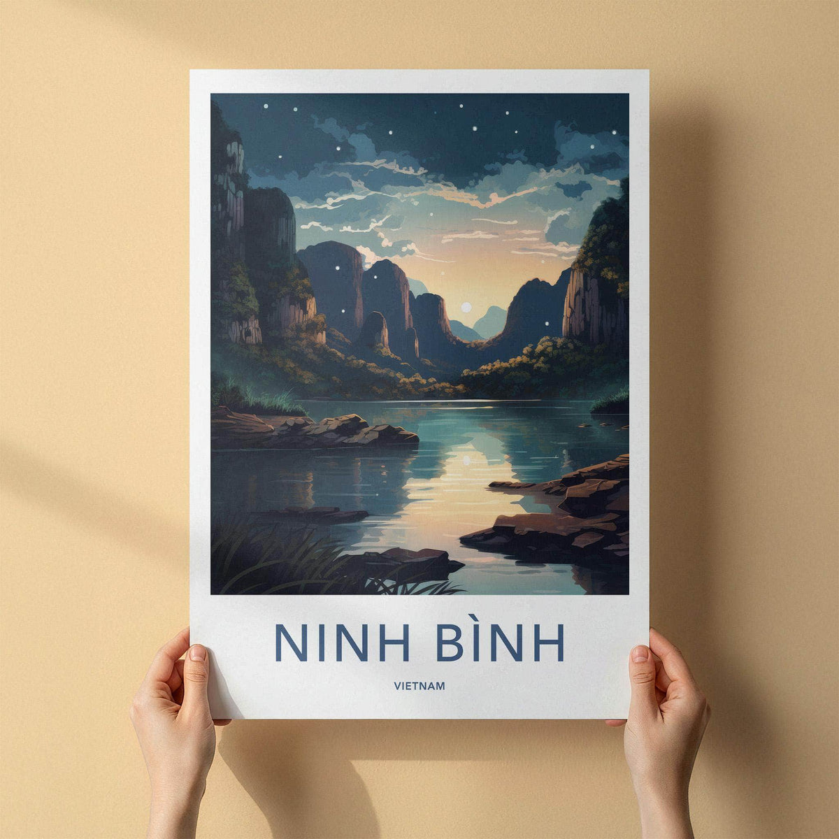 Ninh Binh Poster - Vietnam Wall Art