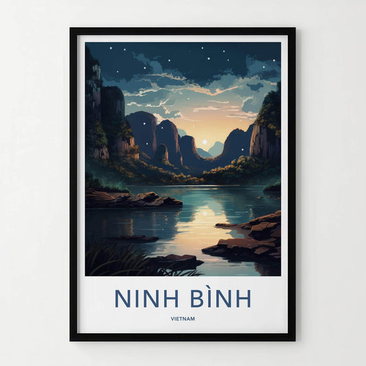 Ninh Binh Poster - Vietnam Wall Art