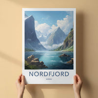 Nordfjord Wall Art - Norway Poster With Serene Fjord Landscape Print