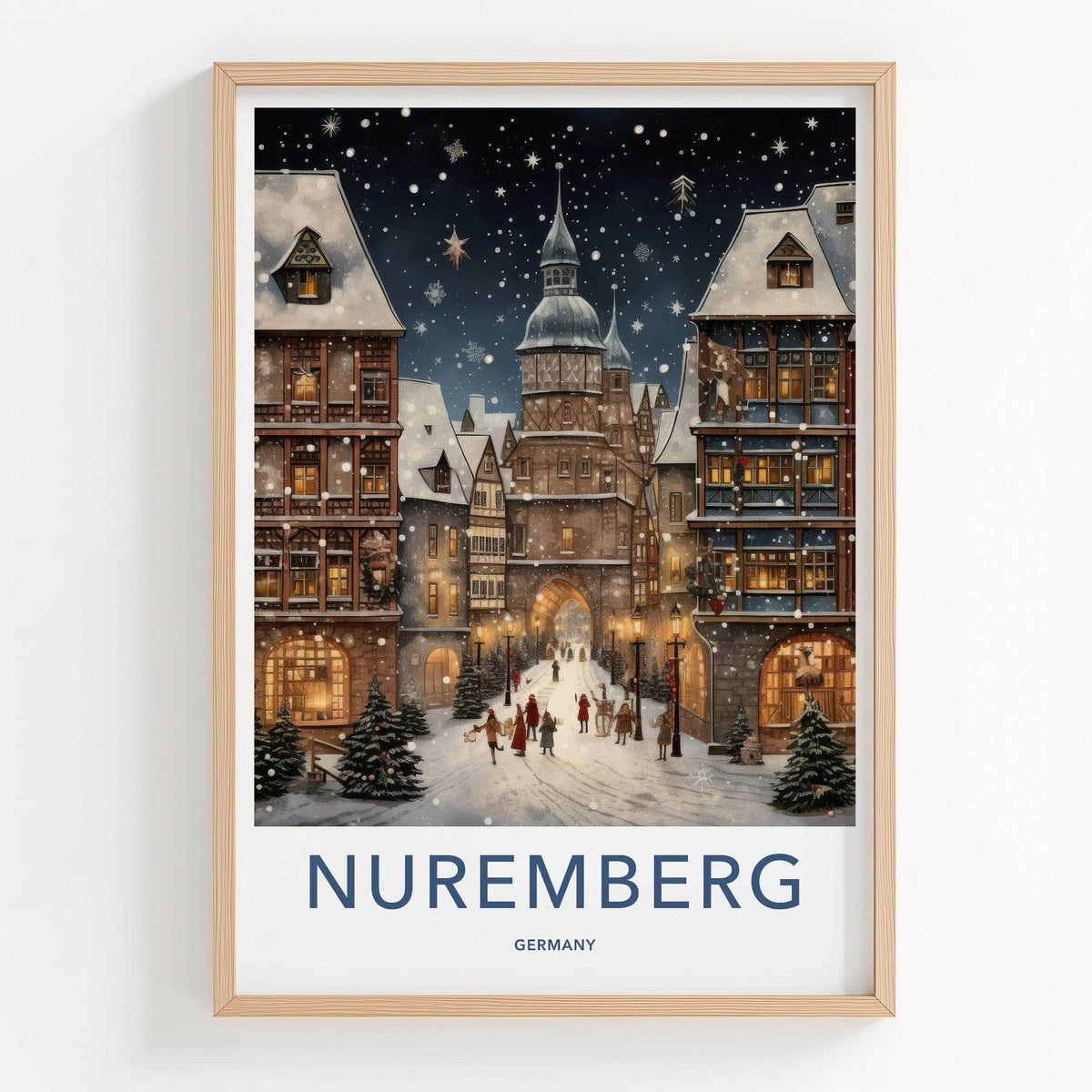 Nuremberg Wall Art - Germany Wall Art Featuring Medieval Buildings