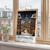 Nuremberg Wall Art - Germany Wall Art Featuring Medieval Buildings