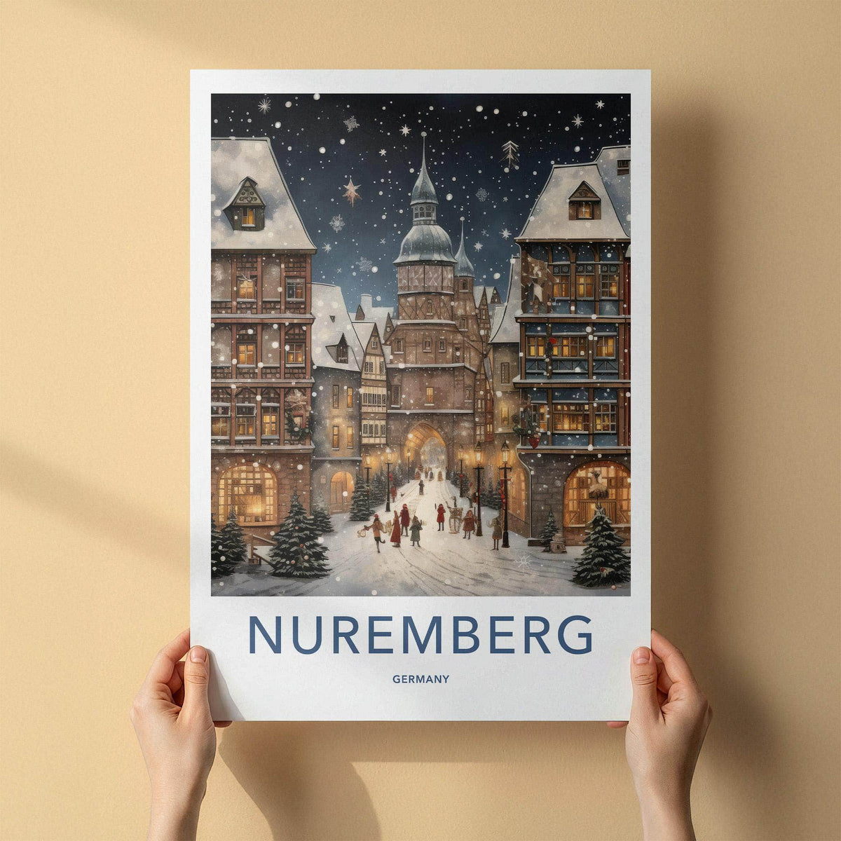 Nuremberg Wall Art - Germany Wall Art Featuring Medieval Buildings