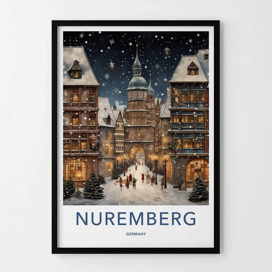 Nuremberg Wall Art - Germany Wall Art Featuring Medieval Buildings