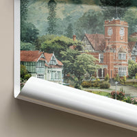 Nuwara Eliya Poster - Sri Lanka Travel Art - Historic Clock Tower Wall Decor