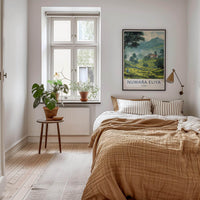 Nuwara Eliya Poster - Sri Lanka Travel Art - Lush Tea Plantation Home Decor