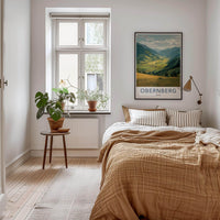 Obernberg Poster - Austria Travel Art - Mountain Valley Village Home Decor