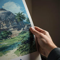 Odisha Poster - India Travel Art - Odisha Ancient Temple Wall Decor