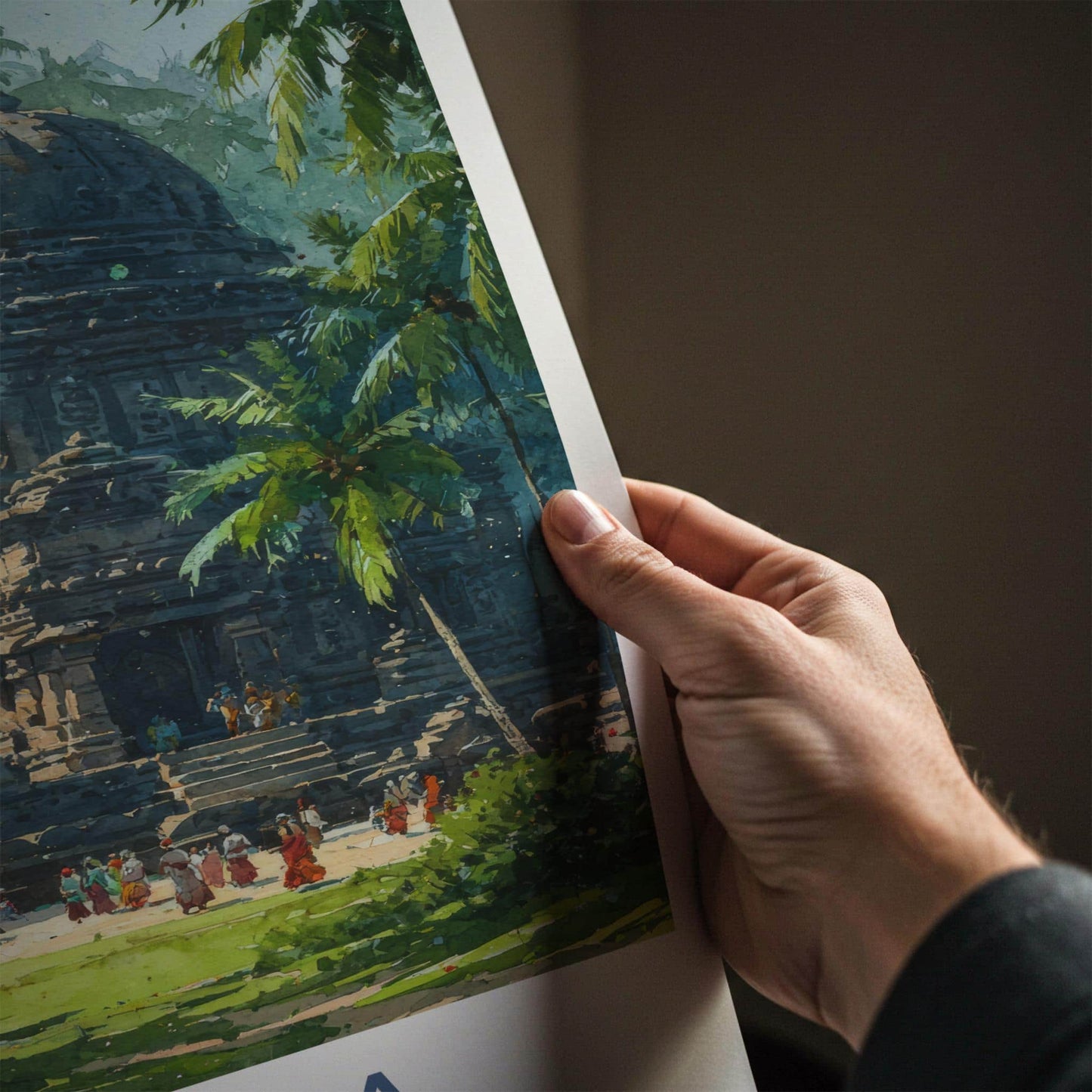 Odisha Poster - India Wall Art - Odisha Temple Grounds Home Decor