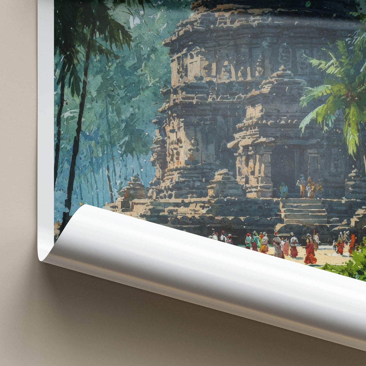 Odisha Poster - India Wall Art - Odisha Temple Grounds Home Decor