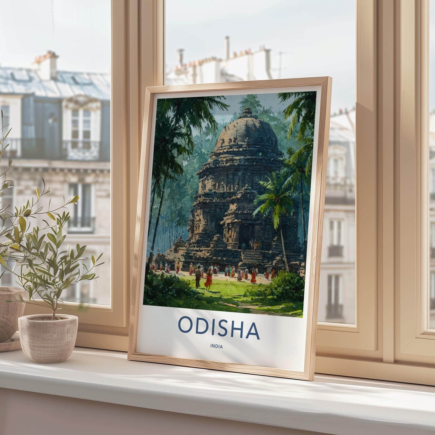 Odisha Poster - India Wall Art - Odisha Temple Grounds Home Decor