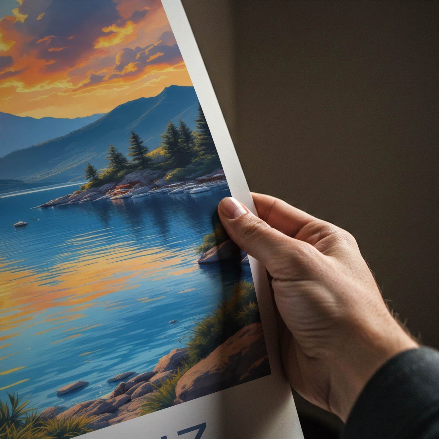 Oludeniz Poster - Turkey Travel Art - Golden Sunset Waters Home Decor