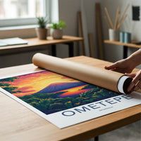 Ometepe Poster - Nicaragua Travel Art - Volcano Island Sunset Home Decor