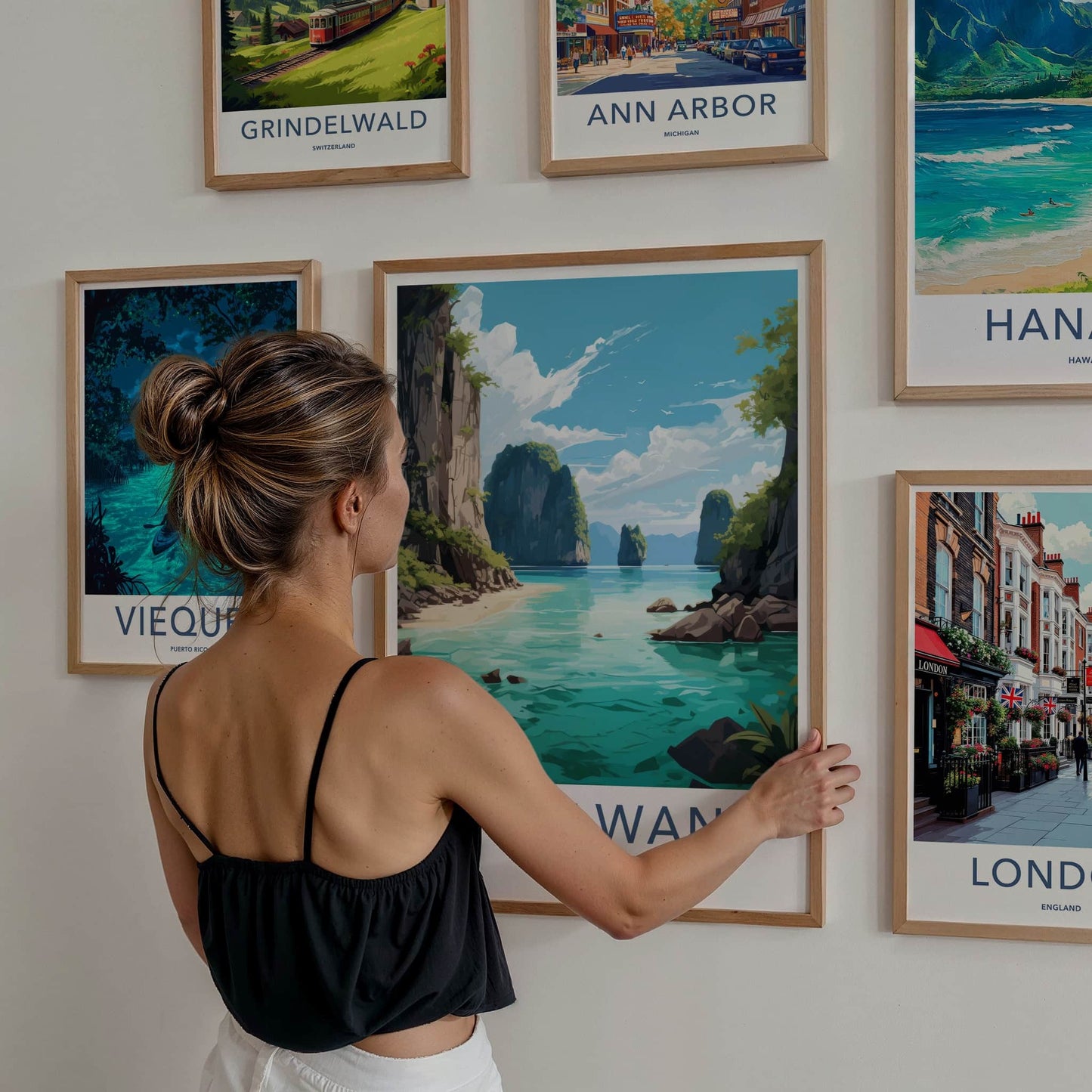 Palawan Poster - Philippines Travel Art - Tropical Island Paradise Home Decor