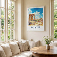 Palmyra Poster - Syria Fine Art - Historic Desert Temple Gallery Art
