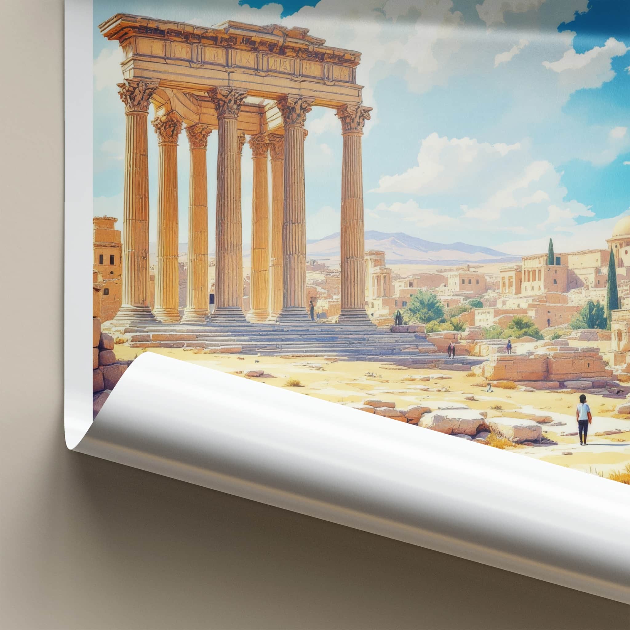 Palmyra Poster - Syria Fine Art - Historic Desert Temple Gallery Art