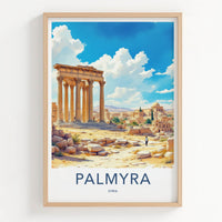 Palmyra Poster - Syria Fine Art - Historic Desert Temple Gallery Art