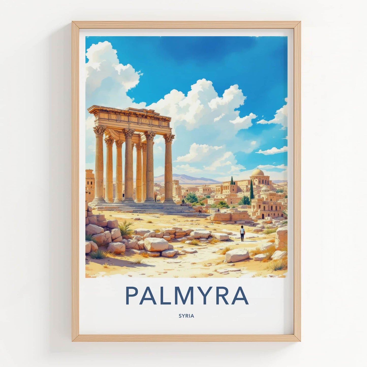 Palmyra Poster - Syria Fine Art - Historic Desert Temple Gallery Art