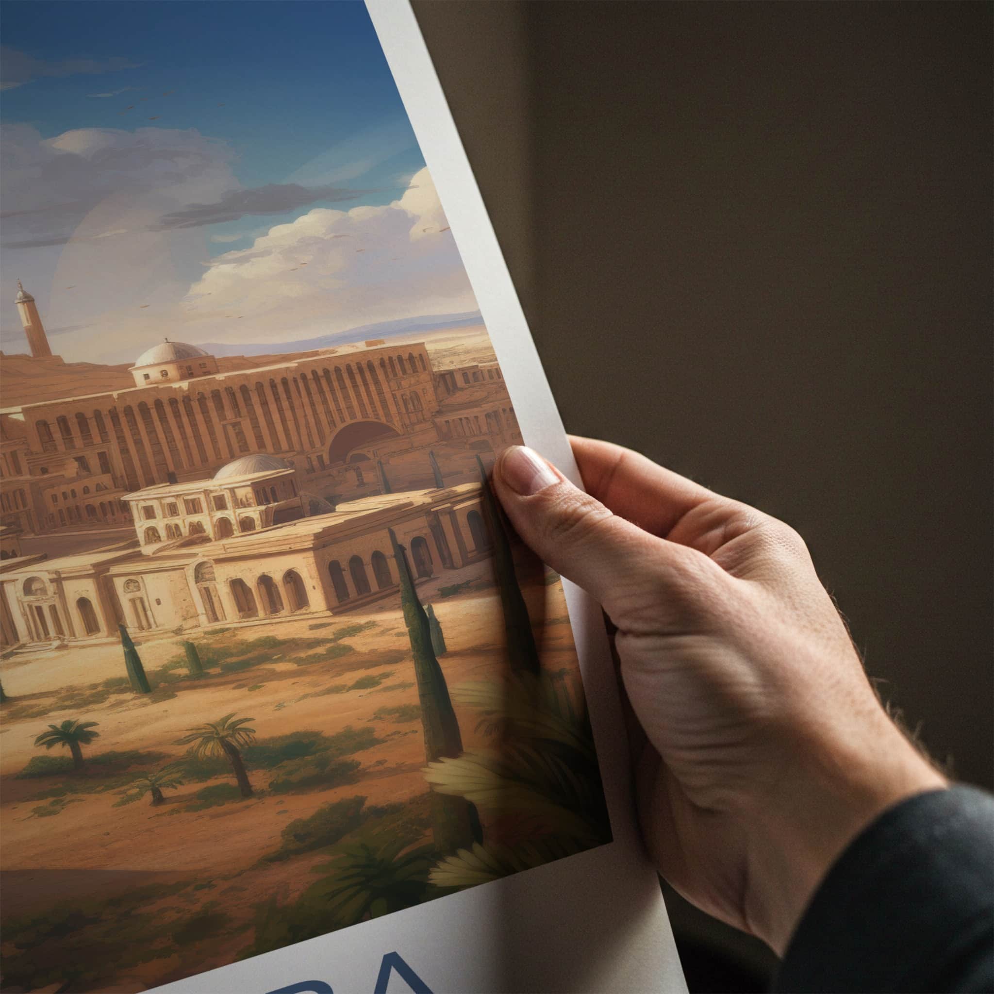 Palmyra Poster - Syria Travel Art - Ancient Desert City Home Decor