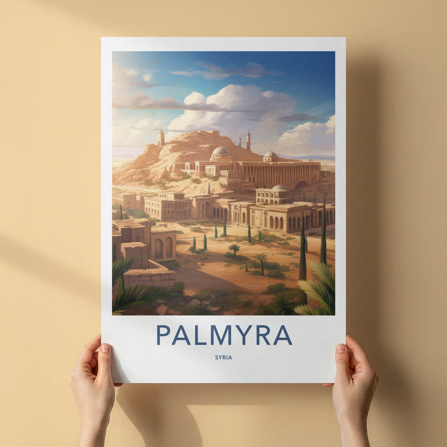 Palmyra Poster - Syria Travel Art - Ancient Desert City Home Decor