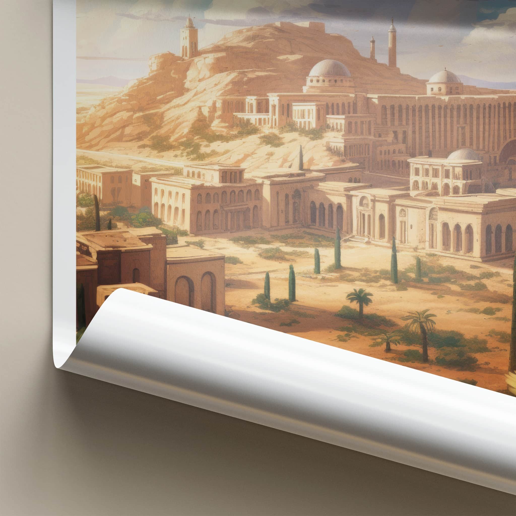 Palmyra Poster - Syria Travel Art - Ancient Desert City Home Decor