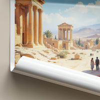 Palmyra Poster - Syria Travel Art - Ancient Desert Ruins Home Decor