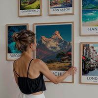 Panchchuli Poster - India Wall Art - Uttarakhand Mountain Home Gift