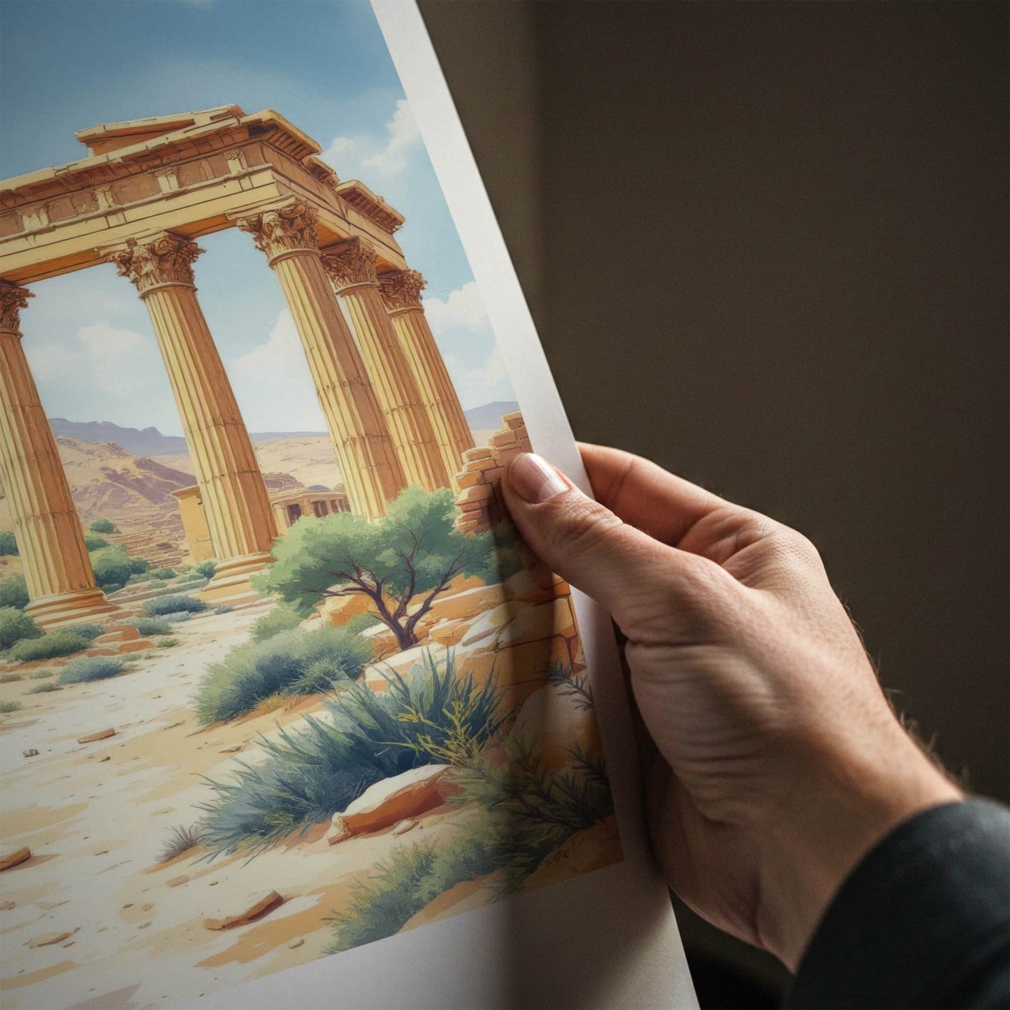 Parsa Poster - Iran Travel Art - Grand Stone Architecture Home Decor