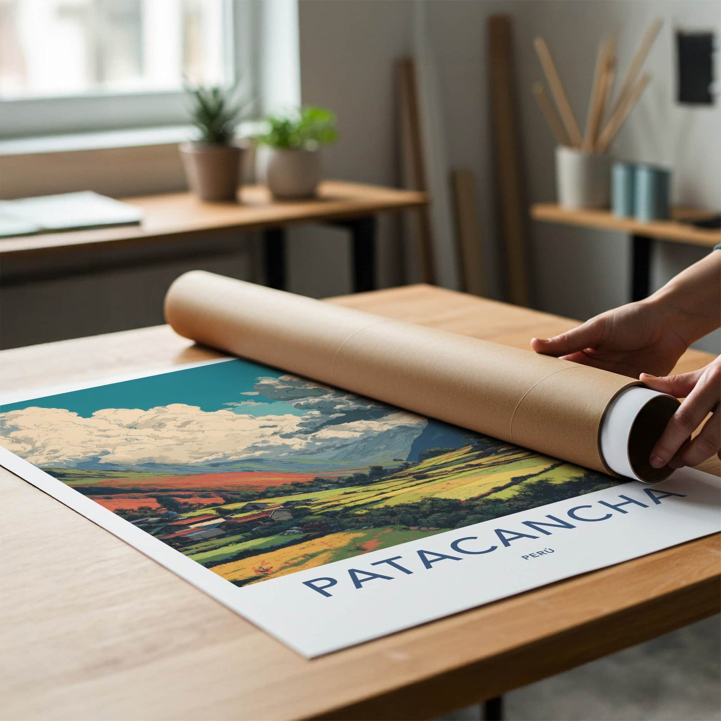 Patacancha Poster - Peru Travel Art - Mountain Village Farms Home Decor