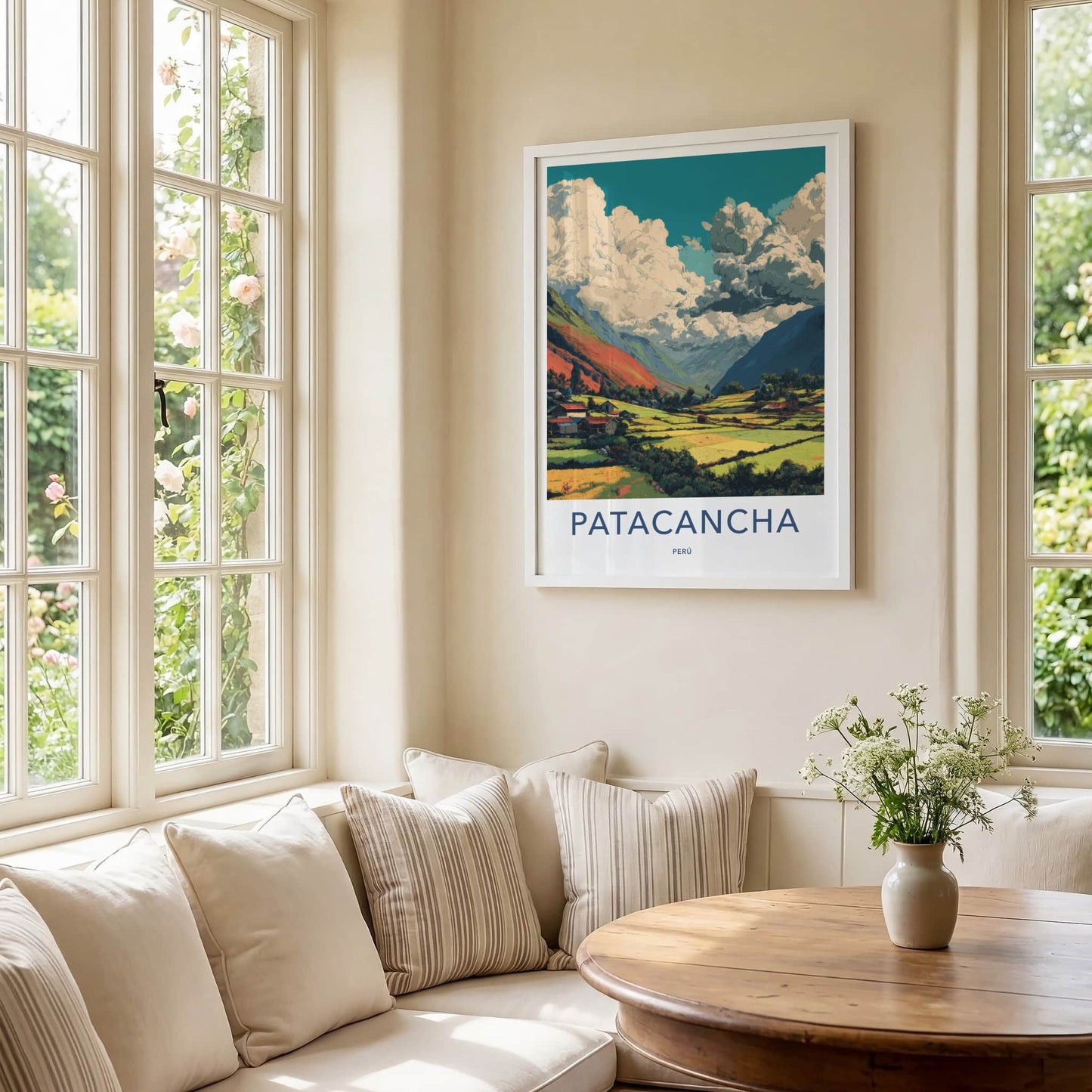 Patacancha Poster - Peru Travel Art - Mountain Village Farms Home Decor