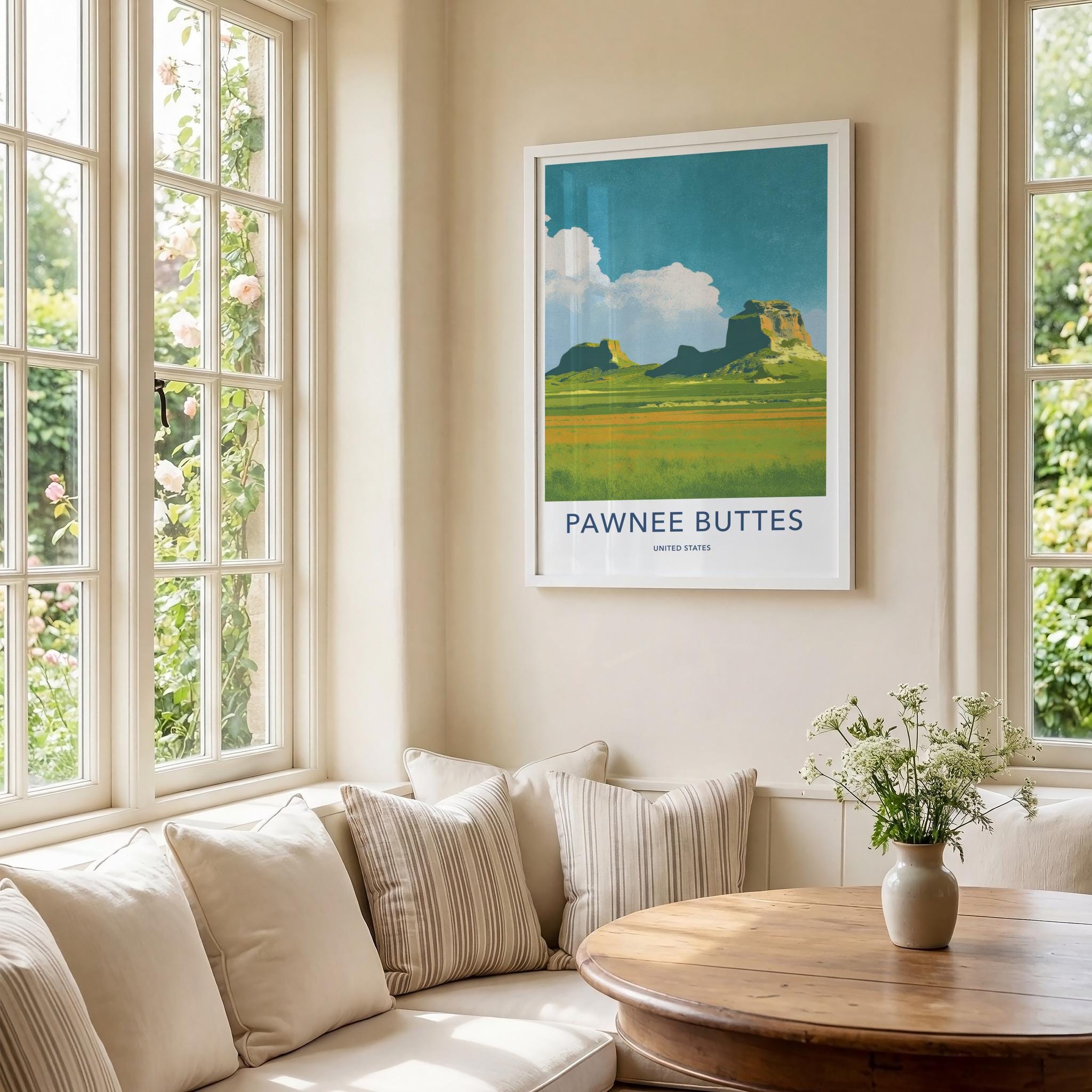 Pawnee Buttes Poster - Colorado Fine Art - Dramatic Prairie Landscape Home Art