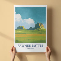 Pawnee Buttes Poster - Colorado Fine Art - Dramatic Prairie Landscape Home Art