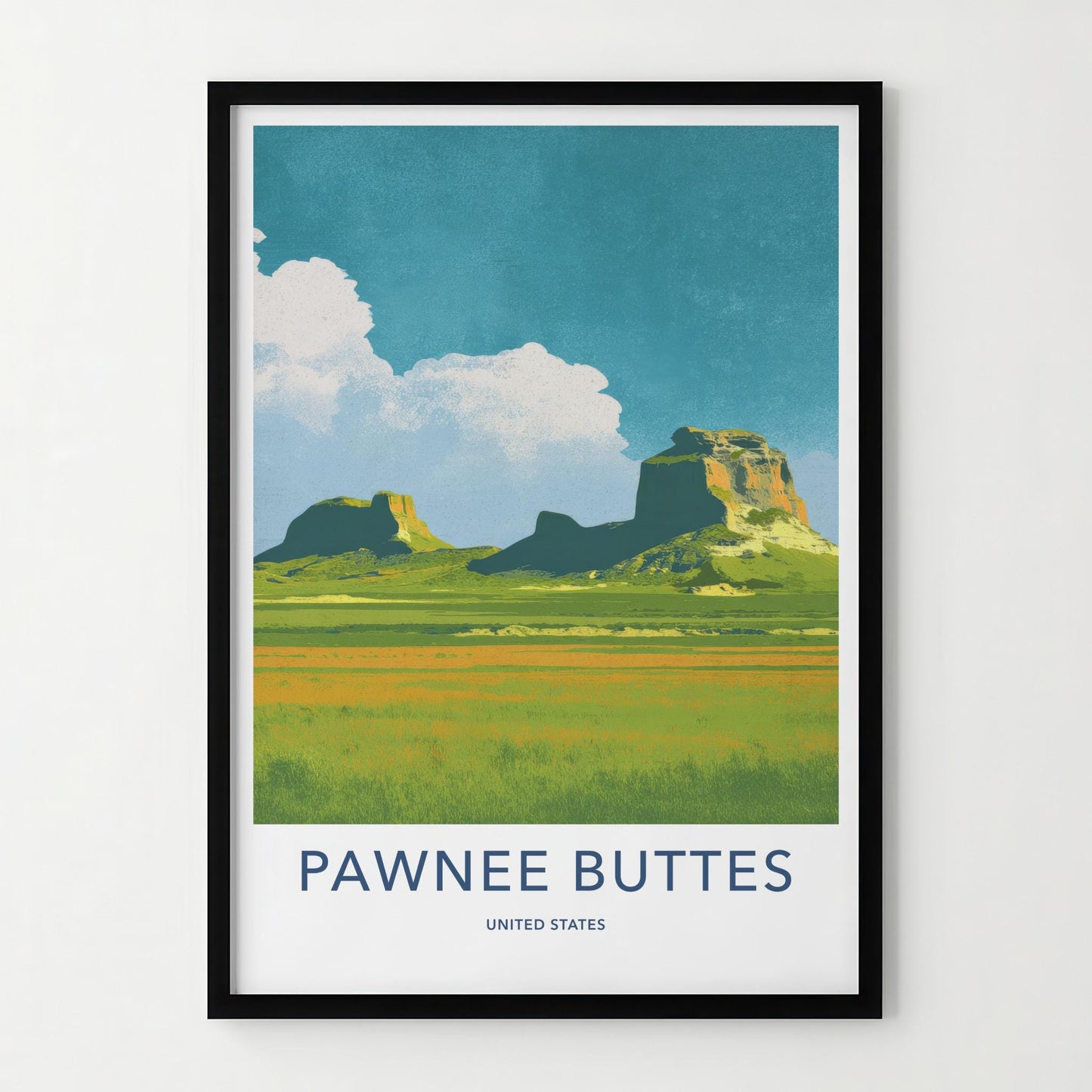 Pawnee Buttes Poster - Colorado Fine Art - Dramatic Prairie Landscape Home Art