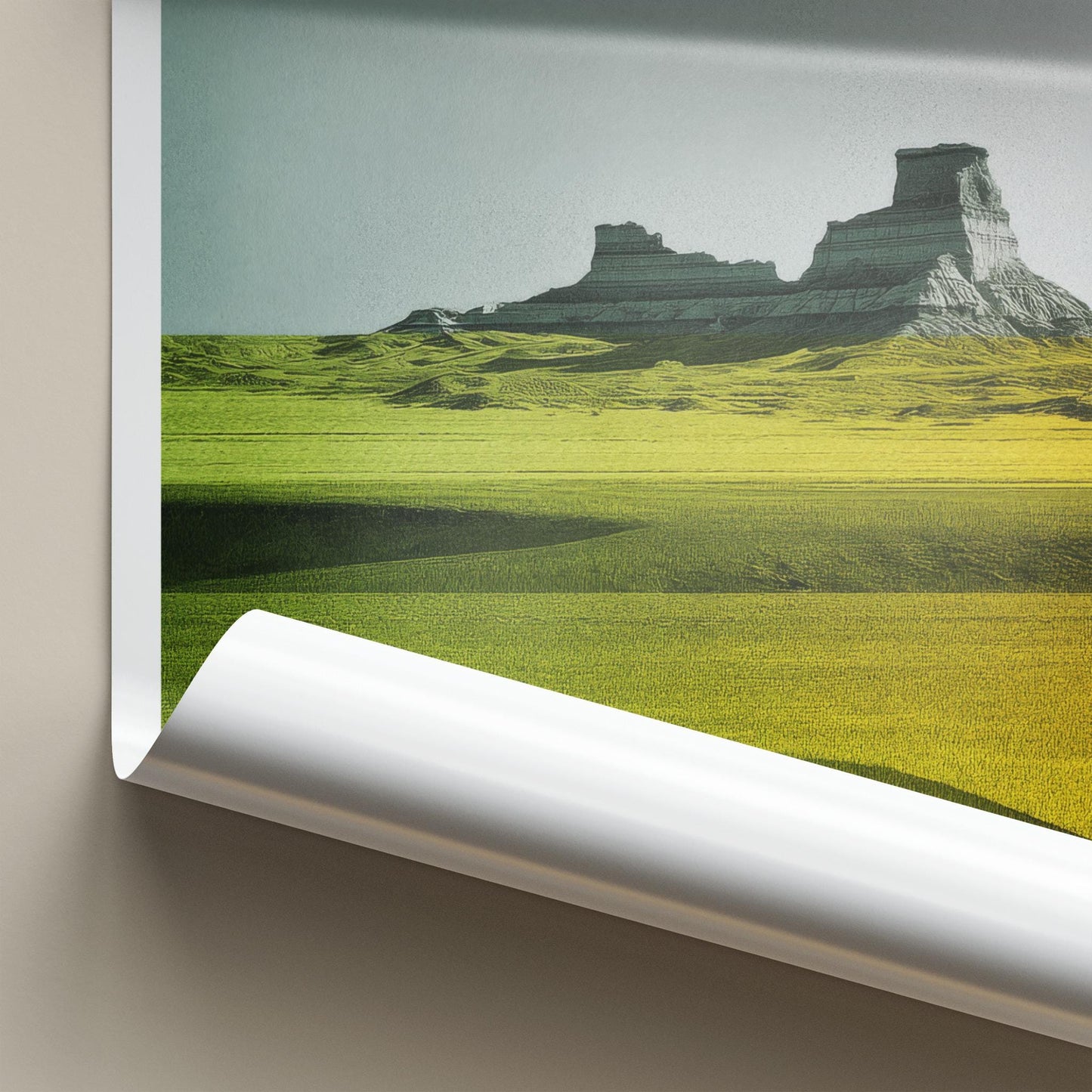 Pawnee Buttes Poster - Colorado Wall Art - Rugged Buttes Prairie Home Decor