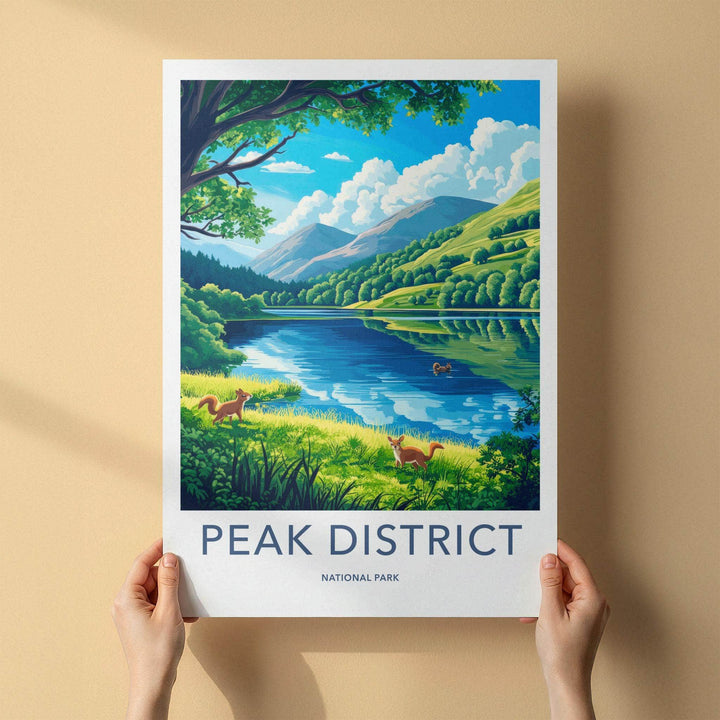 Peak District Poster - National Park Art